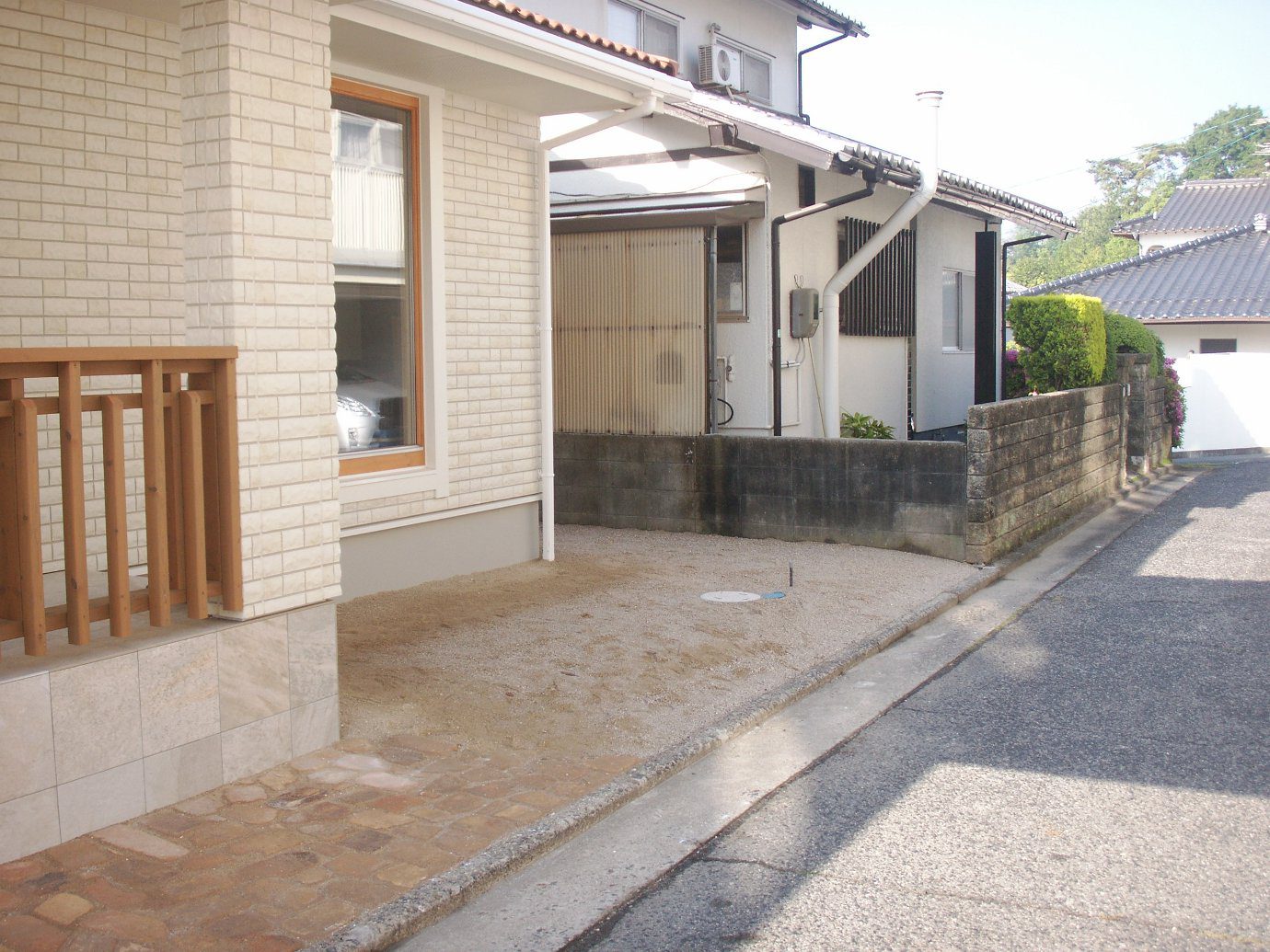 島邸造園工事施工前