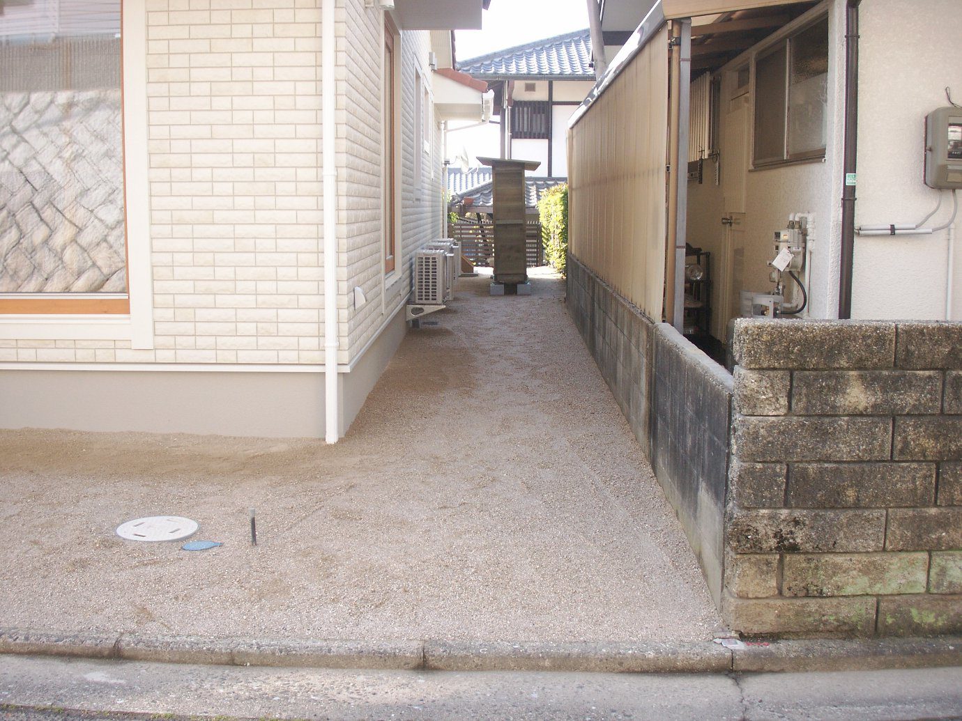 島邸造園工事施工前